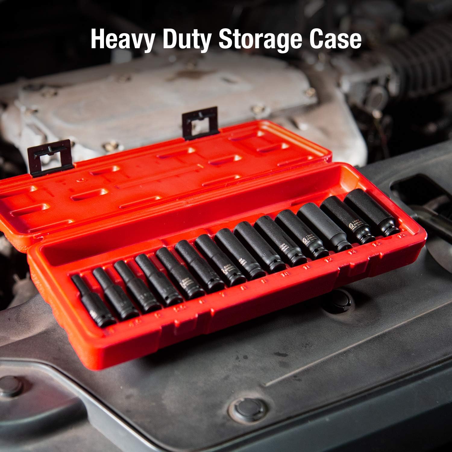 One-Day Sale: Up to 50% Off Sunex 1831, 1/4 Inch Drive Deep Magnetic Impact Socket Set, 14-Piece, Metric, 4mm - 15mm, Cr-Mo Alloy Steel, Heavy Duty Storage Case, Meets ANSI Standards Hot Deals Sunex 1831, 1/4 Inch Drive Deep Magnetic Impact Socket Set, 14-Piece, Metric, 4mm - 15mm, Cr-Mo Alloy Steel, Heavy Duty Storage Case, Meets ANSI Standards