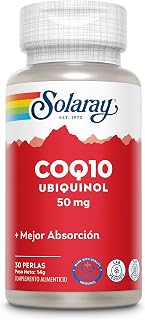 Solaray Ubiquinol CoQ-10 100 mg | Coenzyma Q10 | 30 Perlas