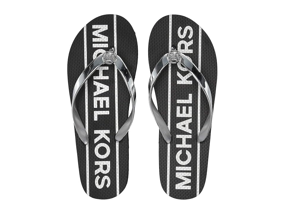 

MICHAEL Michael Kors MK Flip Flop (Silver) Women's Sandals