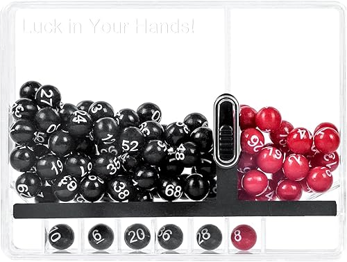 HUGE HAPPINESS Mini selector de números afortunados para los amantes de la lotería, juego de Powerball de doble juego, divertidas decoraciones de