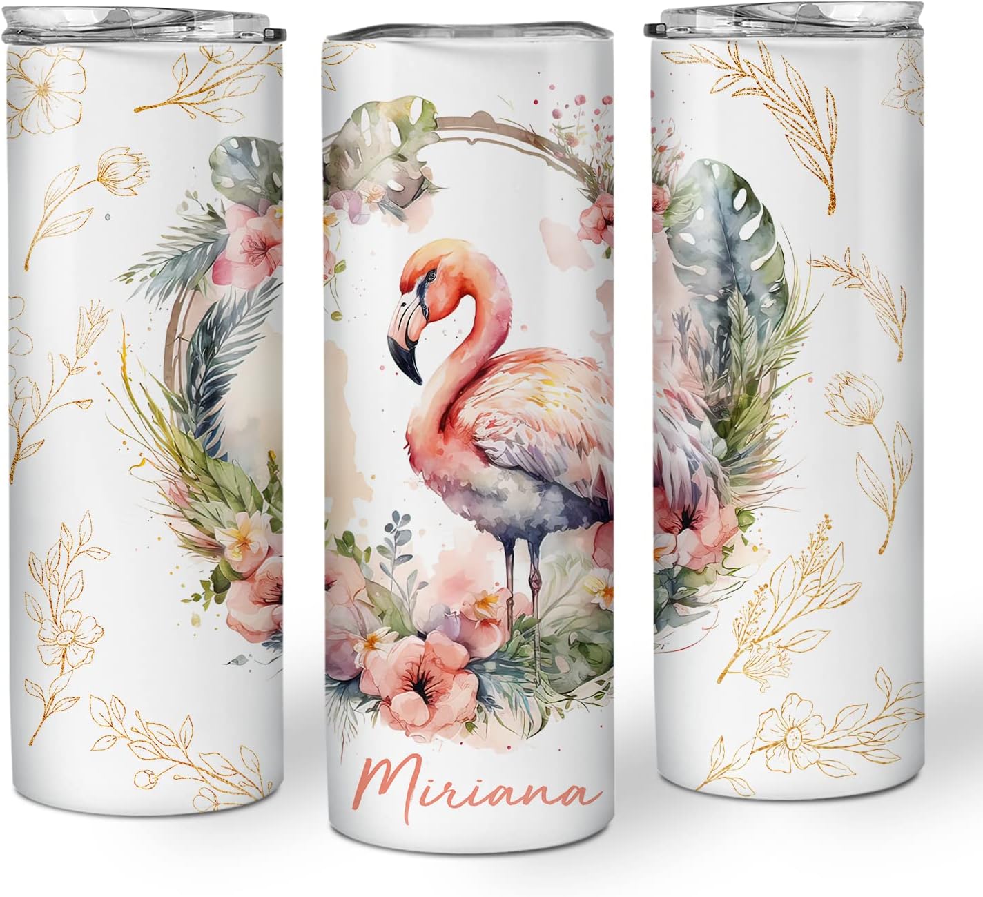 Hyturtle Personalized Sea Turtle Skinny Tumbler Gifts for Women - Sea Turtle Birthday Mother's Day Gifts for Mom - Motivational Sea Turtle Sunflower Custom Name 20oz Stainless Steel Skinny Tumbler