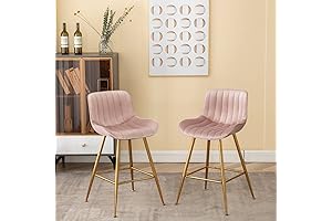 STYLISH PINK BARSTOOLS SET OF 2 FOR THE MODERN HOME