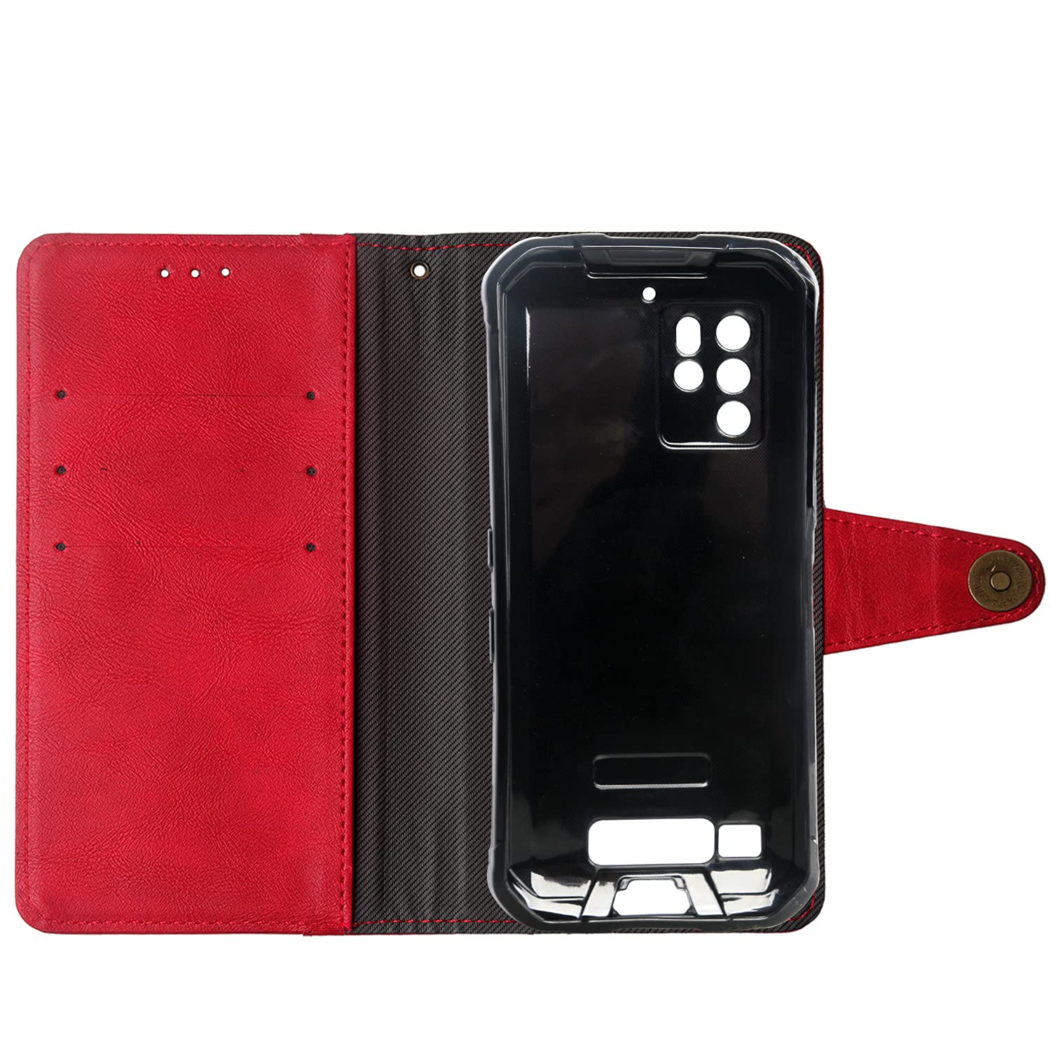 Lankashin Vera Pelle Stand Portafoglio Cover per Oukitel C21
