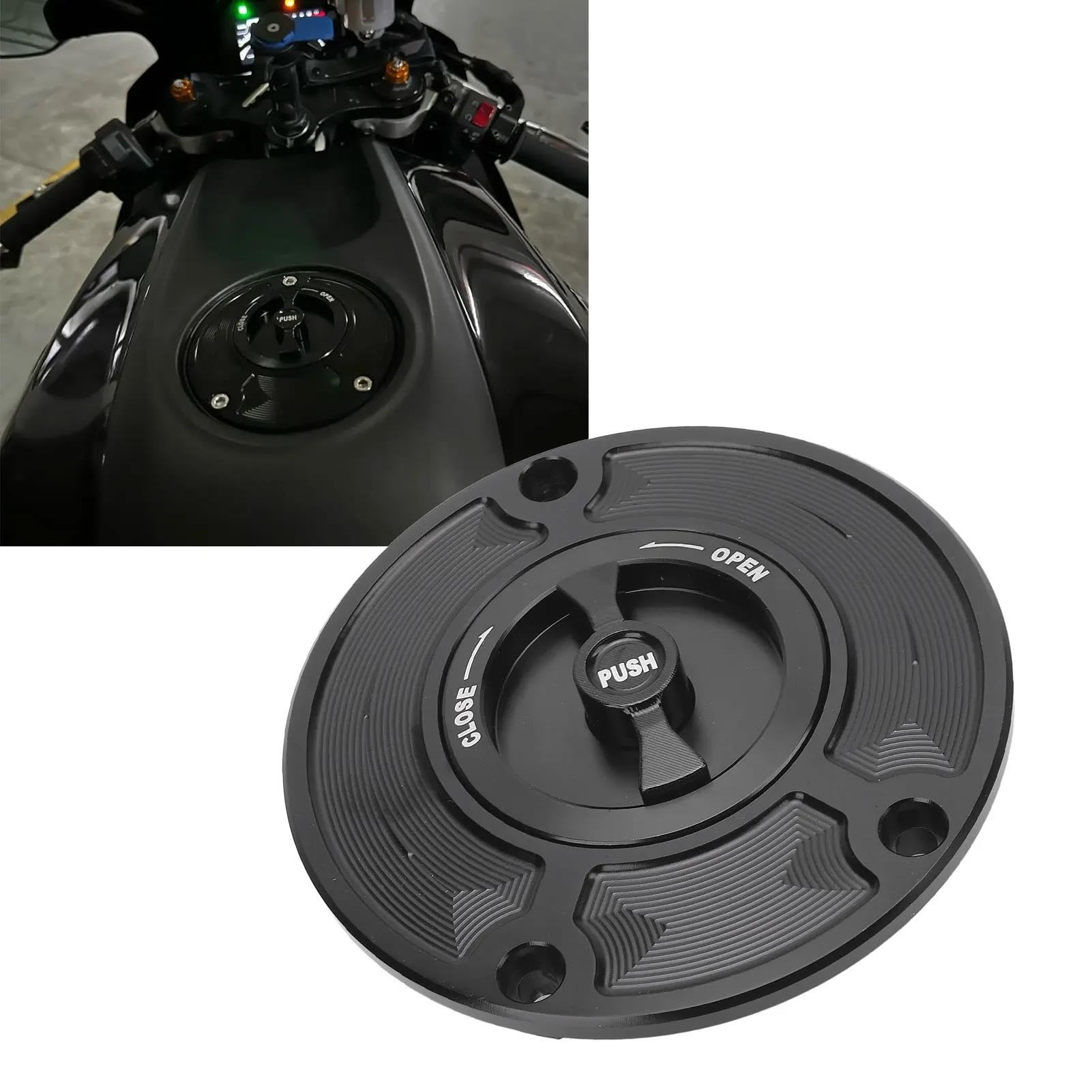 Generic Tapa De Tanque Combustible Motocicleta Cubierta Para NINJA1000 Para Z1000S/SX Z1000 Z800 Z750 Z650 Para ZX6R ZX10 ZX14R ZX636R VERSYS650 1000