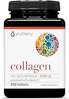 Vista 11 de Tabletas de colágeno Youtherory, RC.00300.US, Fórmula Avanzada con Vitamina C, 1