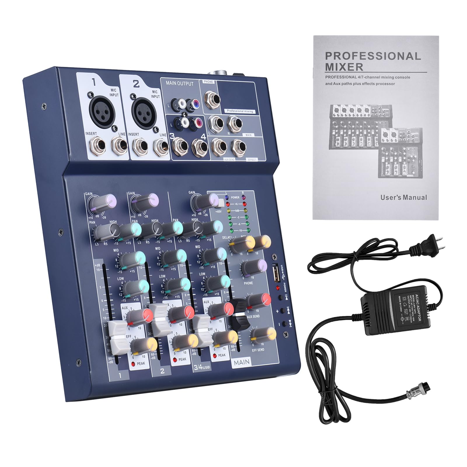 Amazon.com: summina 4-channel Mixing Console & Aux Paths Plus