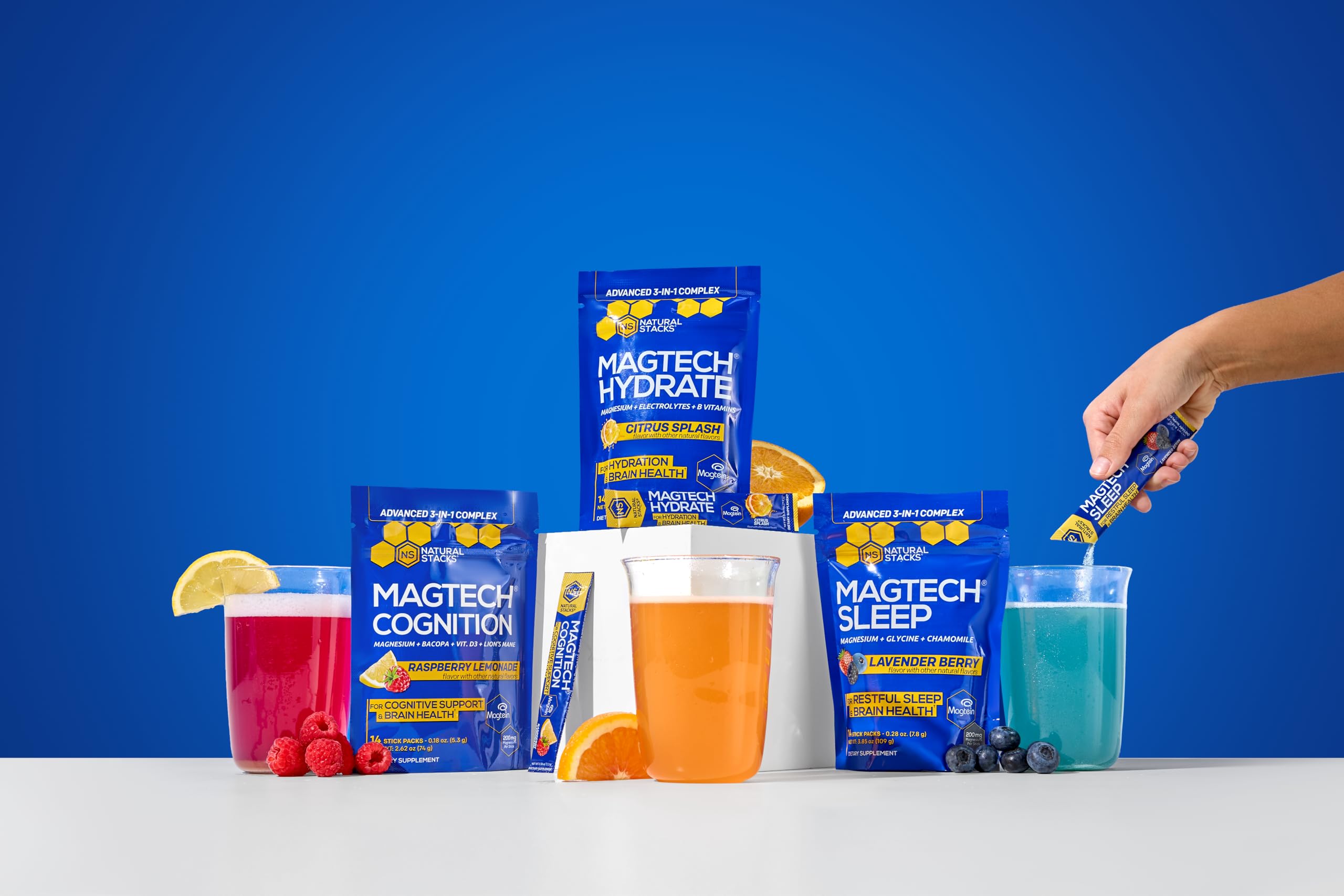 MagTech Magnesium Hydration Packets, Electrolyte Powder, 14 Servings — Amazon image 9