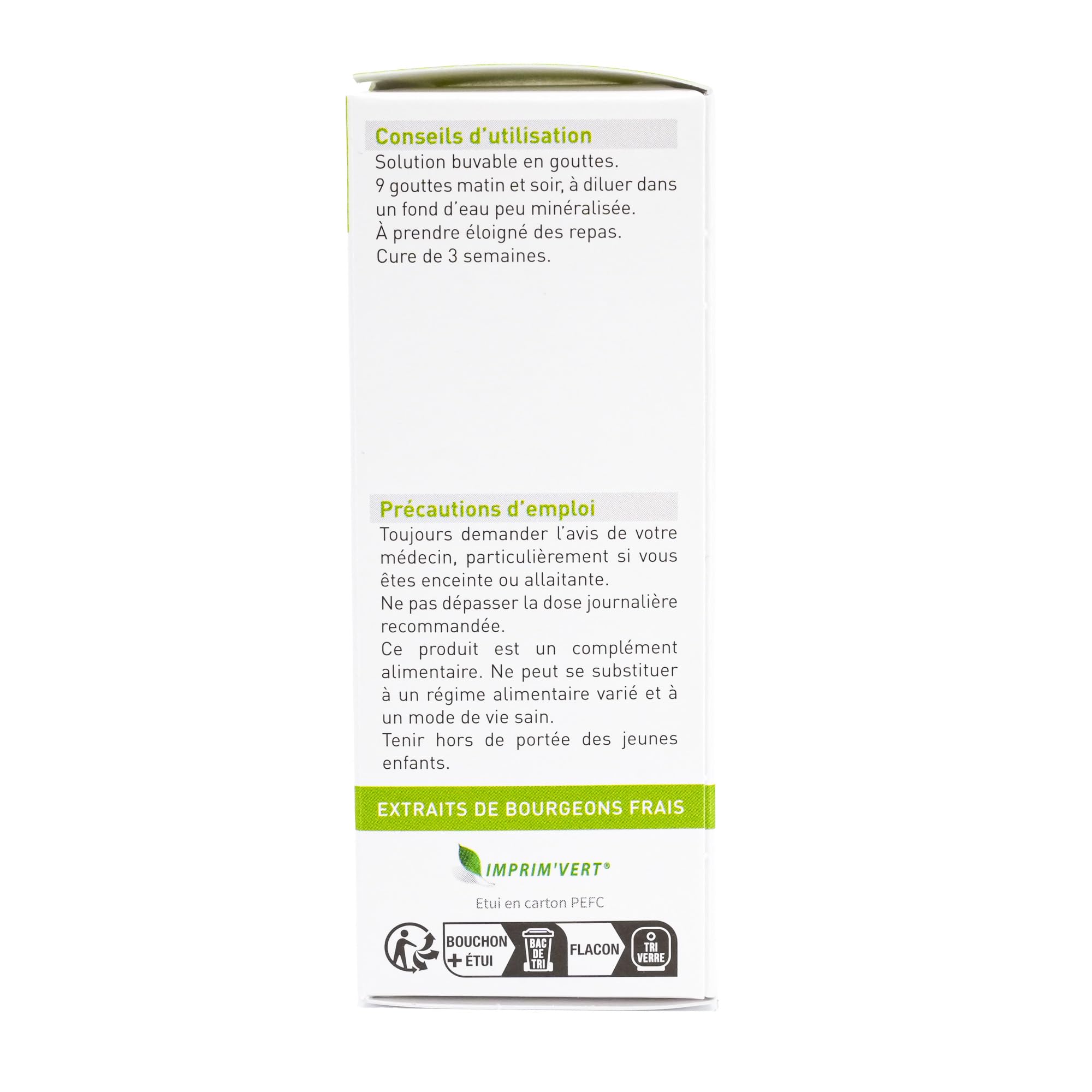 Herbiolys | Macérat de bourgeons sans alcool | Figuier (Ficus carica) | Stress & Digestion | Gemmothérapie Bio | 30 ml