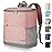 Insulated Cooler Backpack Small- Leak Proof Backpack Cooler 30 Cans, Waterproof Lightweight Cooler Bag for 12h Hot/Cold Retention - Portable Soft Cooler for Travel, Camping, Beach, Lunch-Pink