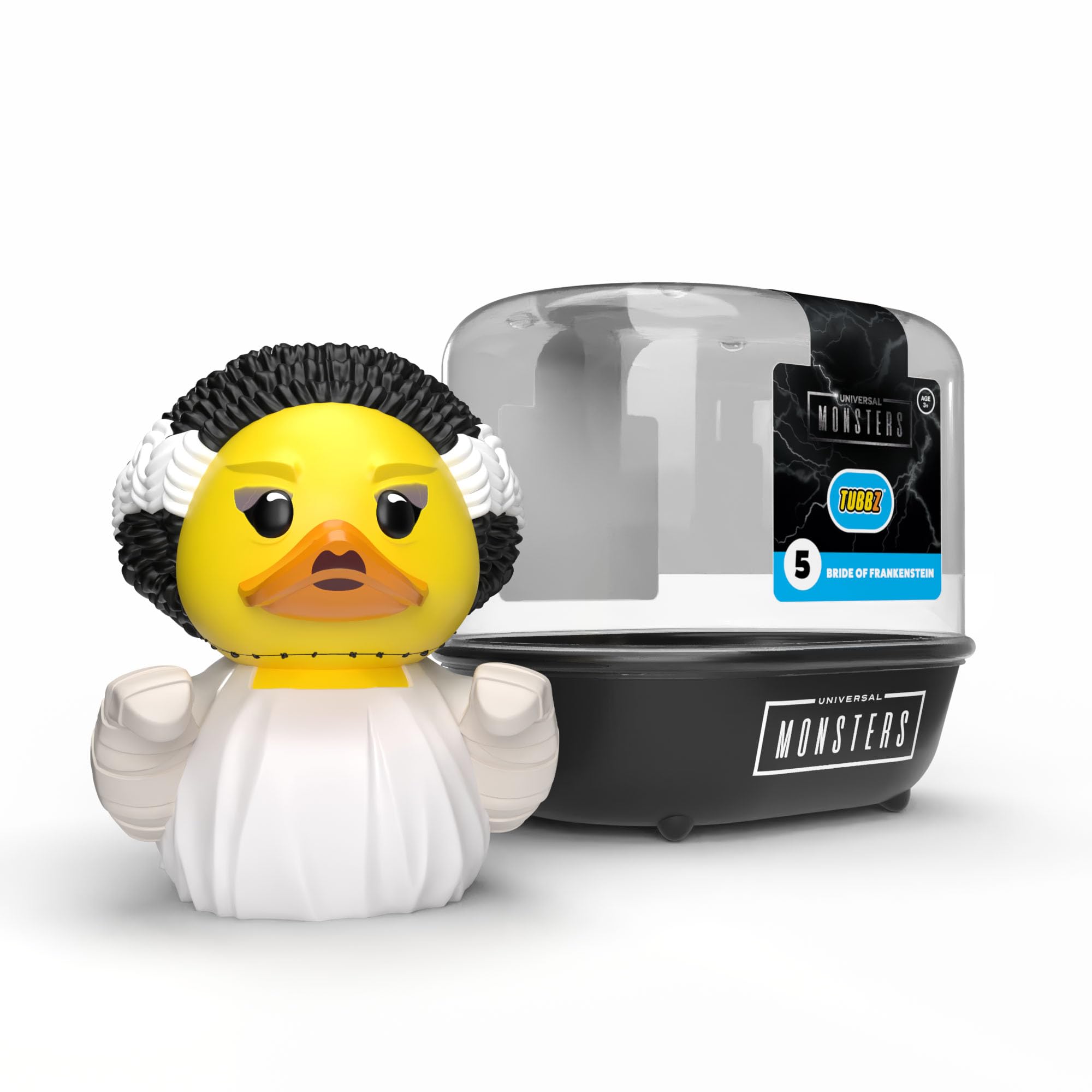 TUBBZ First Edition: Horror - Universal Monsters Bride of Frankenstein Cosplaying Rubber Duck Vinyl Figure