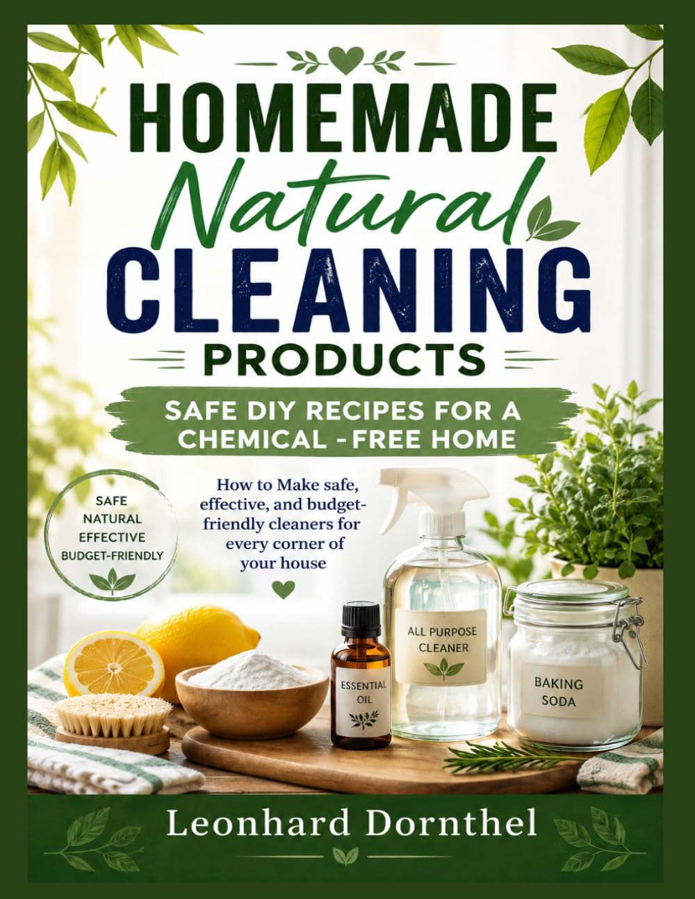 Homemade Natural Cleaning Products: Safe DIY Recipes for a Chemical-Free Home