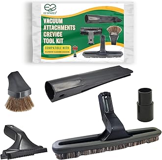 EZ SPARES 4Pcs Vacuum Attachments Compatible with Rainbow Cleaner Vacuum Horsehair Brush,Dusting Floor Brush Tools,Cleaning Wand Accessories,Vacuum Attachments Crevice Tool Kit