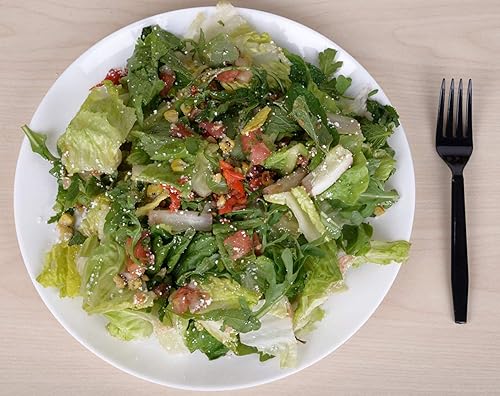 Miniatura 9 de Daxwell Horquillas de plástico, polipropileno extra pesado (PP), envuelto, negro, A10003687 (caja de 1000)