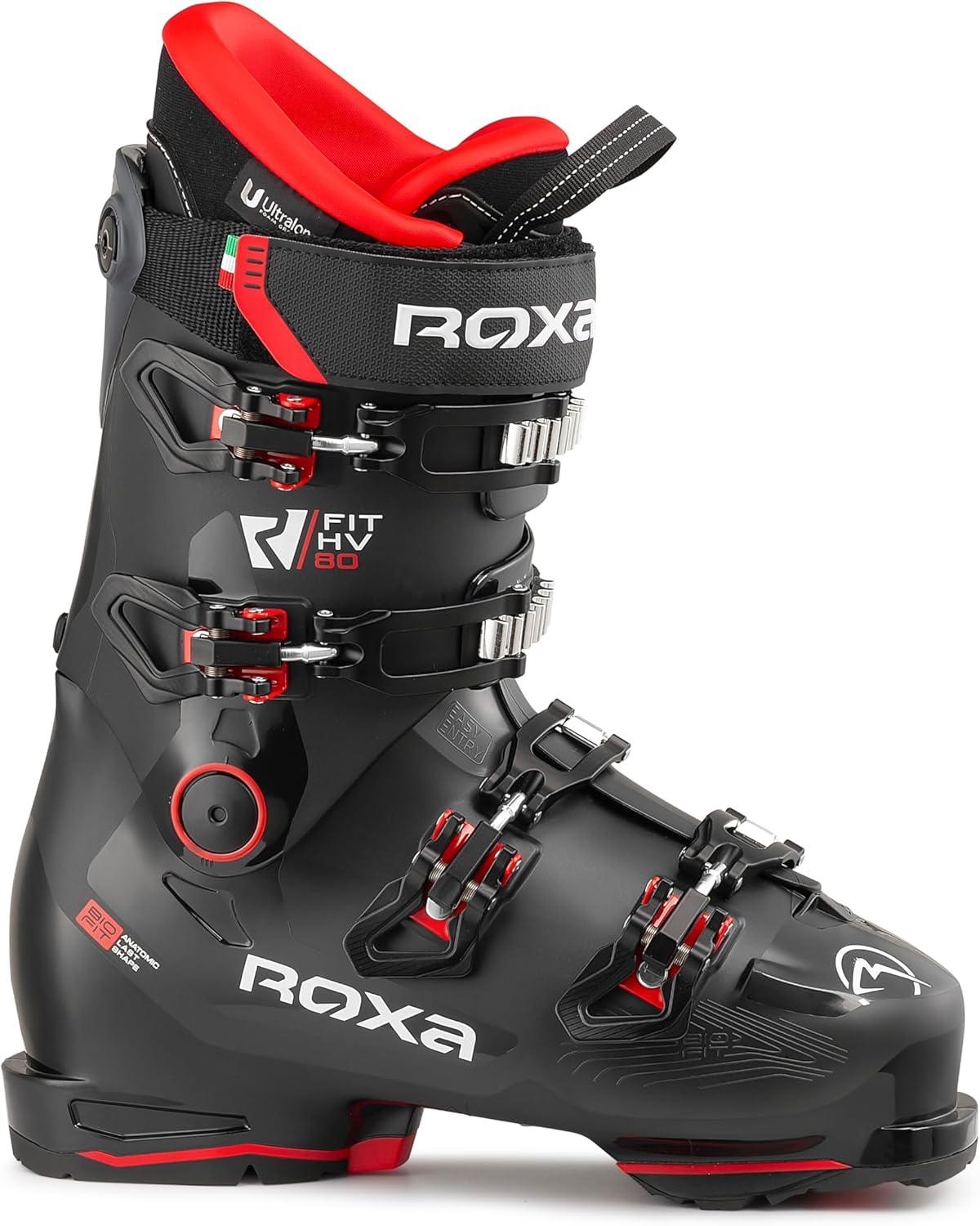 Roxa R/Fit HV 80 - GW Men's Ski Boots - Black/Red
