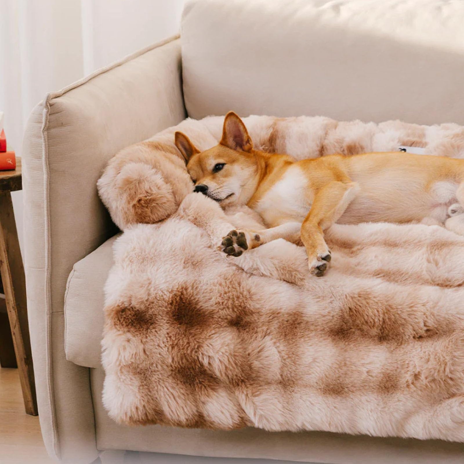 Hundebett Sofa, Sofaschutz Hund Waschbare Hundedecke Sofa Antifouling Hundedecke Sofaschutz Hundebett Couch Hunde rutschfestes für Bett/Sofa/Auto(Grau,L)
