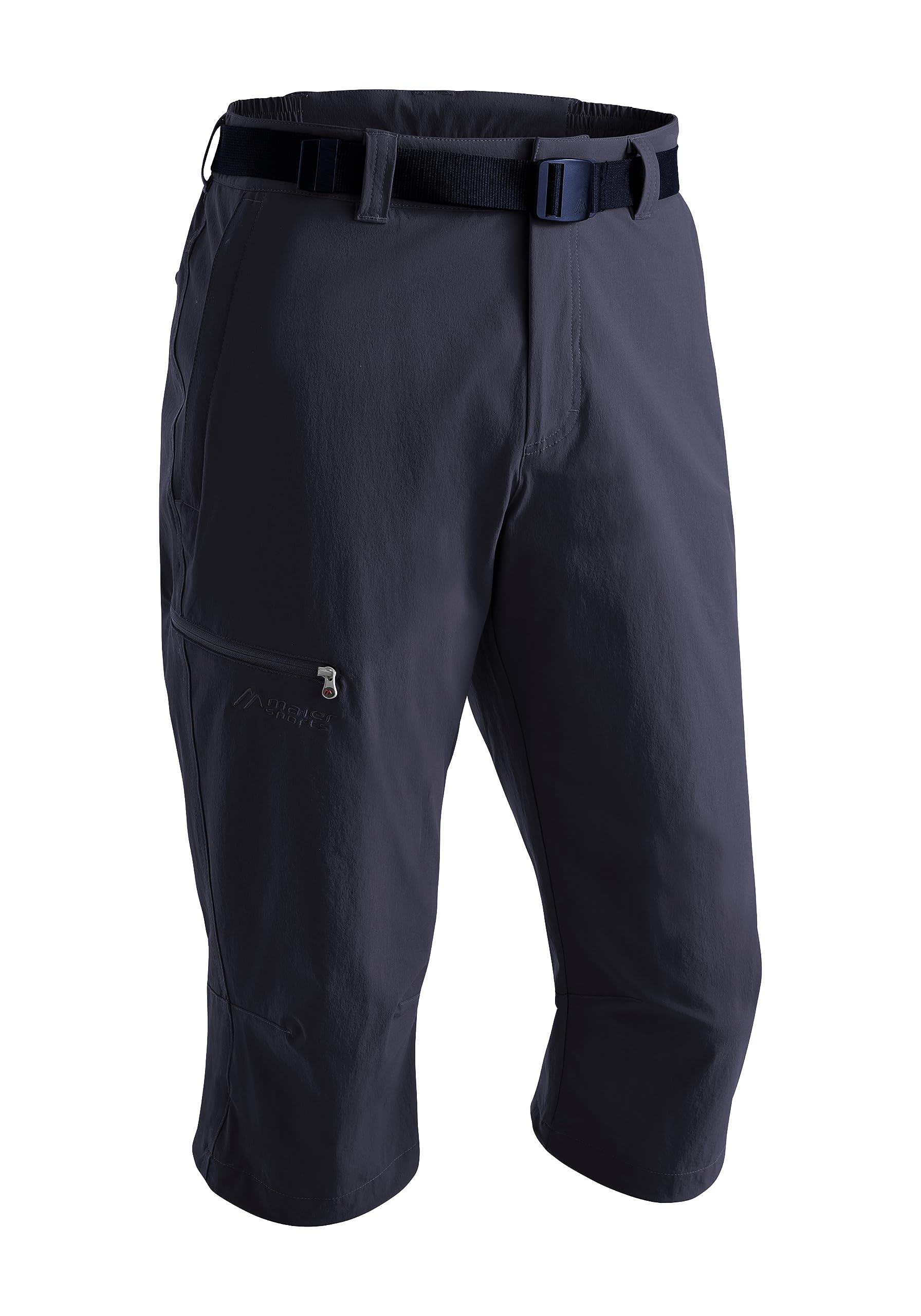 Maier Sports Jennisei, Kurze Herren Wanderhose, Wasserabweisende Wandercapri für Trekking und Hiking, PFC-frei, mSTRETCH pro 4 & Dryprotec, Braun, 68