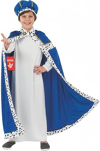 fun shack Blue Wiseman Costume Kids, Wise Man Costume for Boys, Boys Christmas Costumes, Nativity Costumes for Kids