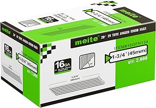 meite Type 16G  45 mm Angled Finish Nails, 1...,