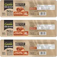Kit 3 Pacotes de Talharim Cenoura, Batata Doce, Cúrcuma e Chia Sem Glúten de 300g cada - Casarão