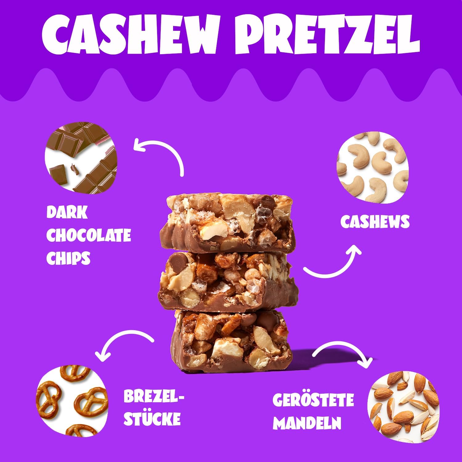 ahead Nutbar Mixbox | Nussriegel Müsliriegel ohne Zuckerzusatz mit 3 Sorten - 12x35g mit nur 1,7g Zucker