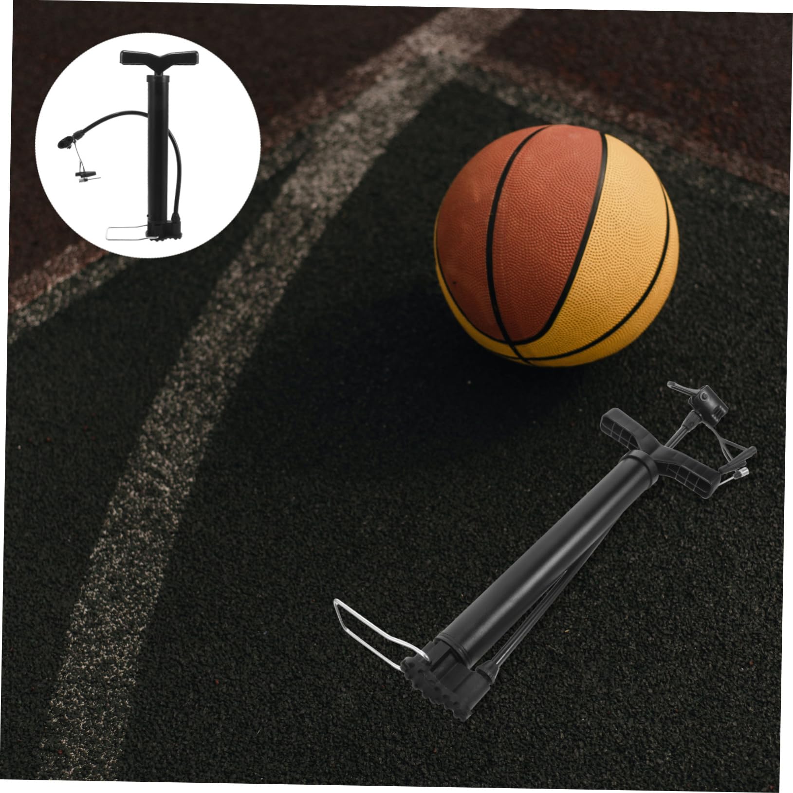 INOOMP De Bola De Globo De Aire De Fútbol Accesorios De Baloncesto De Bicicletas Portátil De Mano para Globo De Mano para Globos De