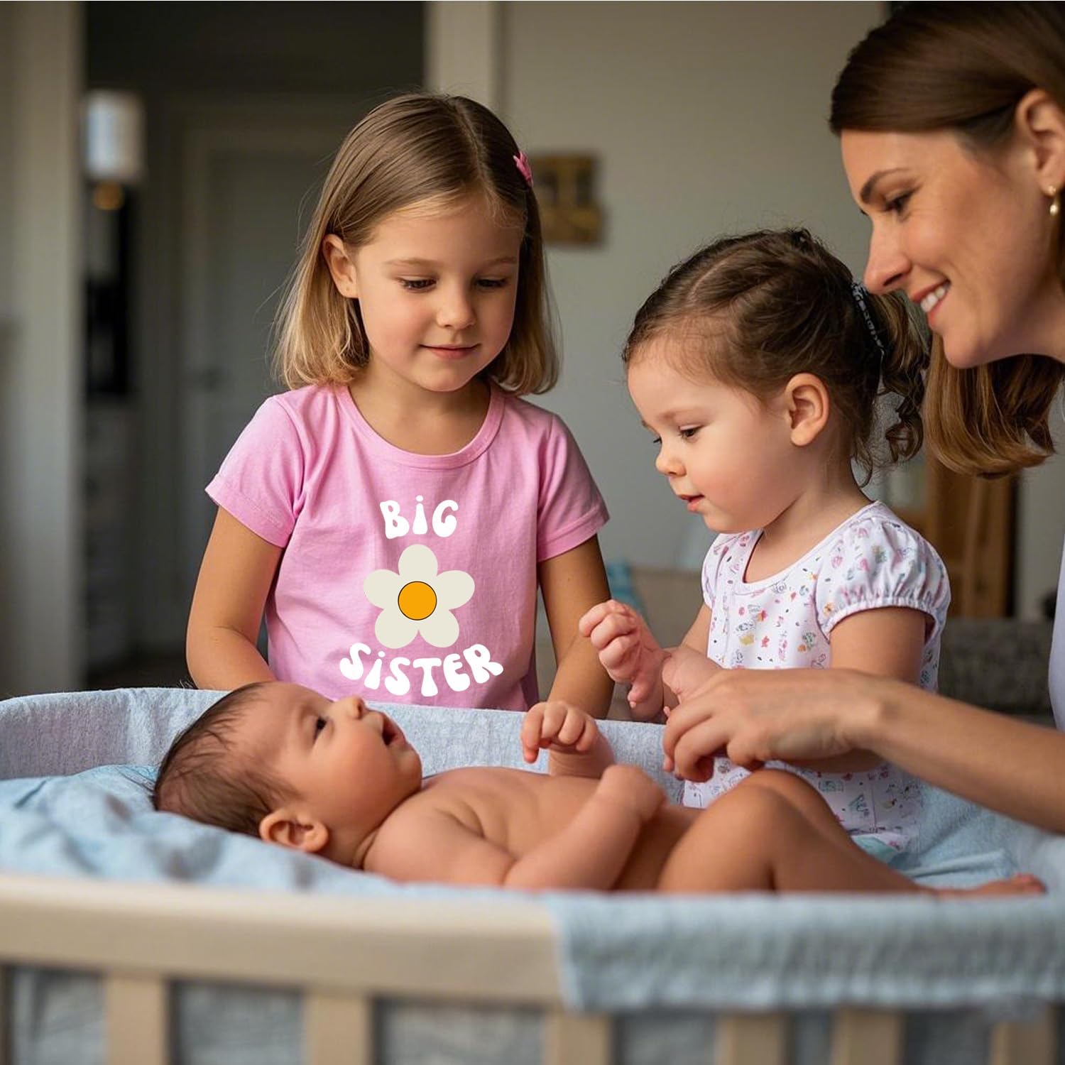 Big Sister Shirt Toddler Girls T-Shirt Promoted to Big Sister Clothes Outfit Announcement Tees Little Kids Top 2-7T - Image 5