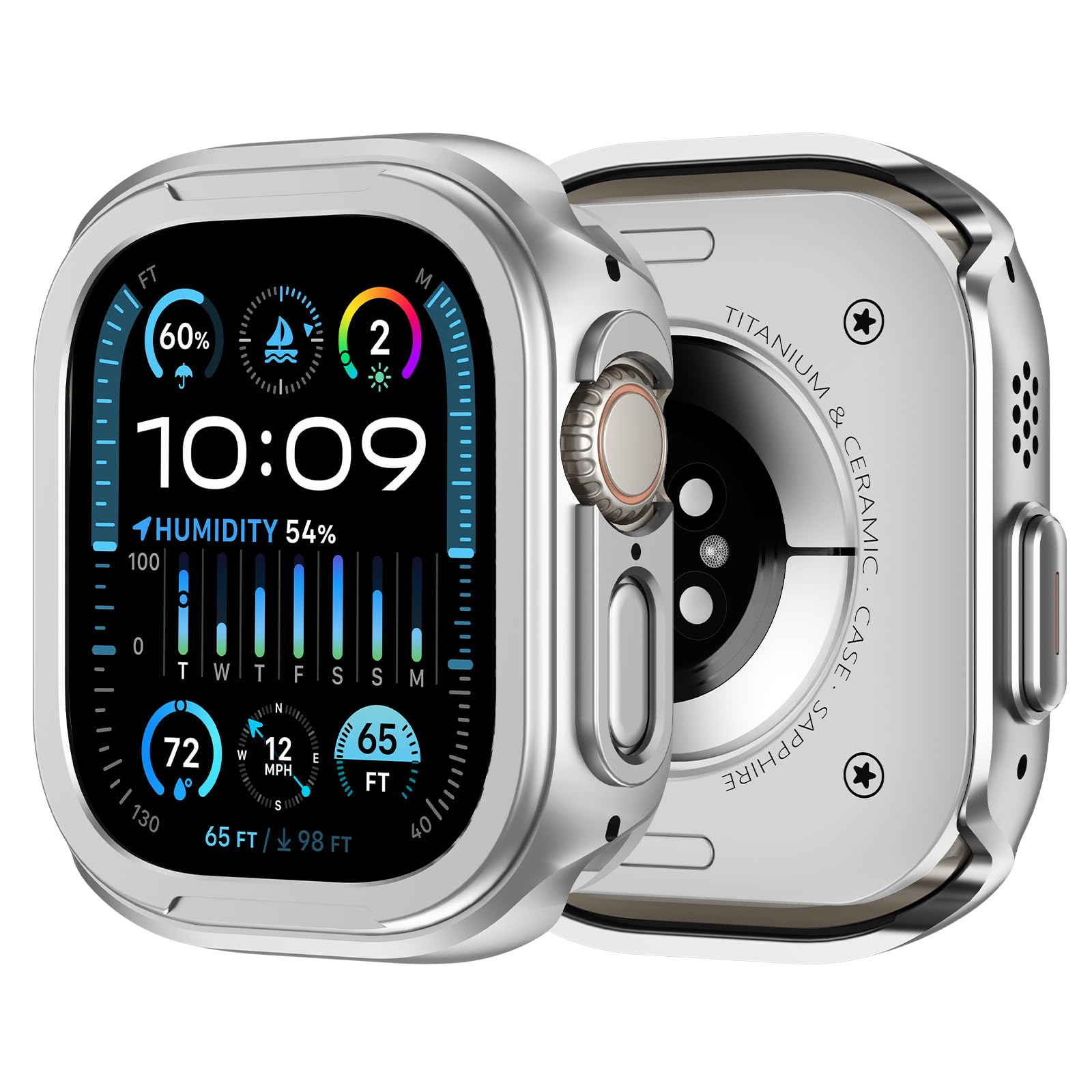 Amazon.com: ZZDZZ 2 in 1 Upgrade Metal Case Compatible with Apple