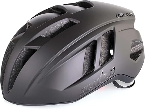 Miniatura 1 de SQUALO Oscar Bike Helmet for Men Women, Aerodynamic Bicycle Helmets with Adjustment Dial Unisex Adults Cycling Helmet for Urban Commuter Mountain