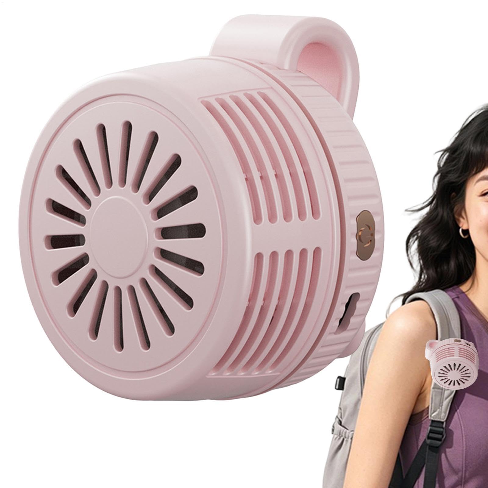 Ventilador portátil con clip giratorio de 360° para un flujo de aire personalizado por USB