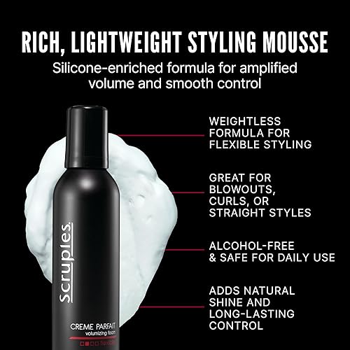 Miniatura 4 de Scruples Creme Parfait Espuma voluminizadora  Espuma de peinado rica y ligera para un mejor control de suavización, hidratación y sujeción sin