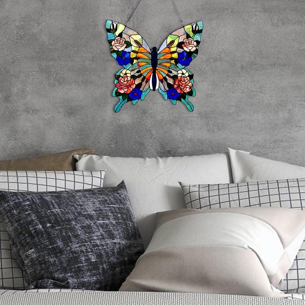 HIN LUNG Buntglas Sonnenfänger Schmetterling - Dek Produktbild-Vorschau 9