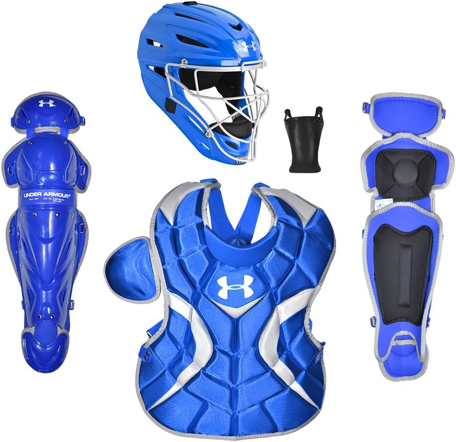 Under Armour Baseball Victory Series Catching Kit, Royal, Small (Ages 7-9)
