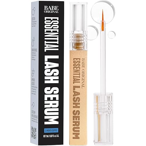 Babe Original Lash Serum - Fuller & Longer Looking Eyelashes, Advanced Lash Enhancing Treatment for Natural Lashes, Extensions & Eyebrows, Vegan & Cruelty-Free