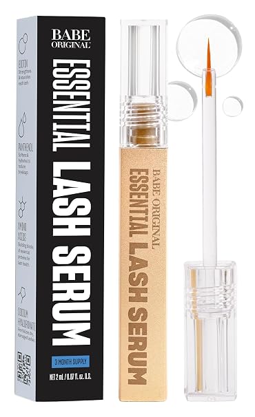 Babe Original Lash Serum - Fuller & Longer Looking Eyelashes, Advanced Lash Enhancing Treatment For Natural Lashes, Extensions & Eyebrows, Vegan & Cruelty-Free