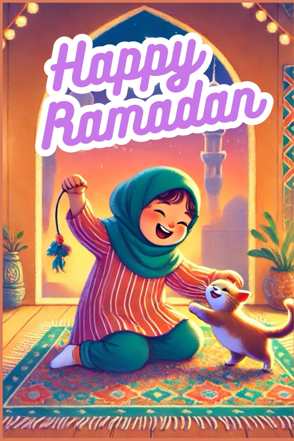 Coloring Book for Kids: Happy Ramadan: Happy Ramadan