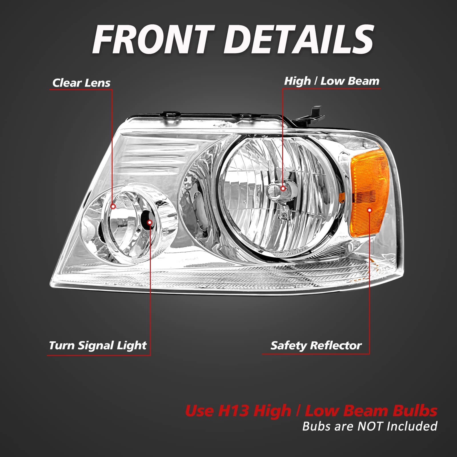 Spec-D Tuning Chrome Housing Clear Lens Tail Lights Spec-D Tuning Chrome Housing Clear Lens Tail Lights