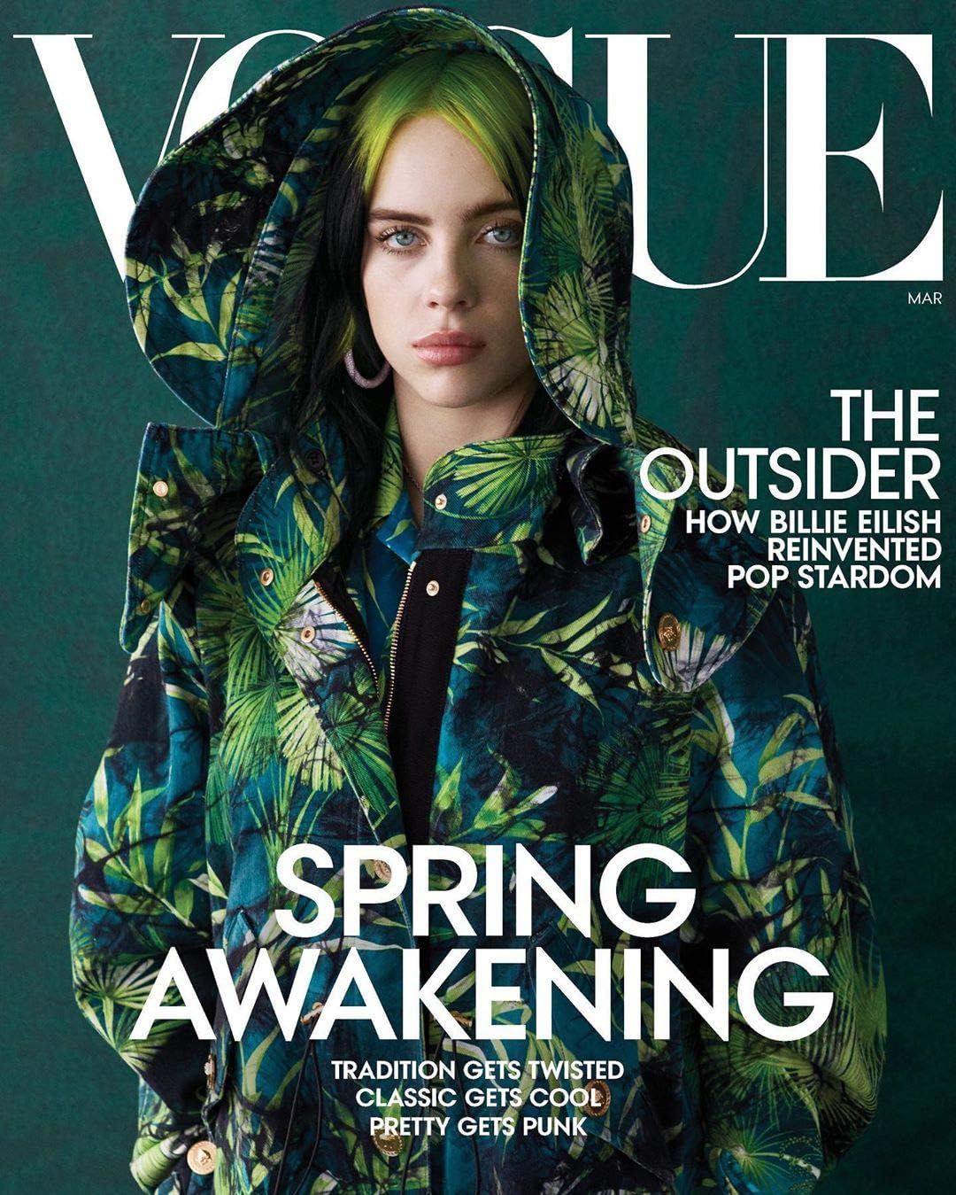 Vogue Magazine (March, 2020) Billie Eilish Cover Single Issue Magazine – January 1, 2020