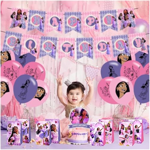 Miniatura 6 de Tuklye 12 bolsas de dulces para fiesta de Isabella Encanto, bolsas de golosinas, suministros de fiesta de cumpleaños Isabella para decoraciones de
