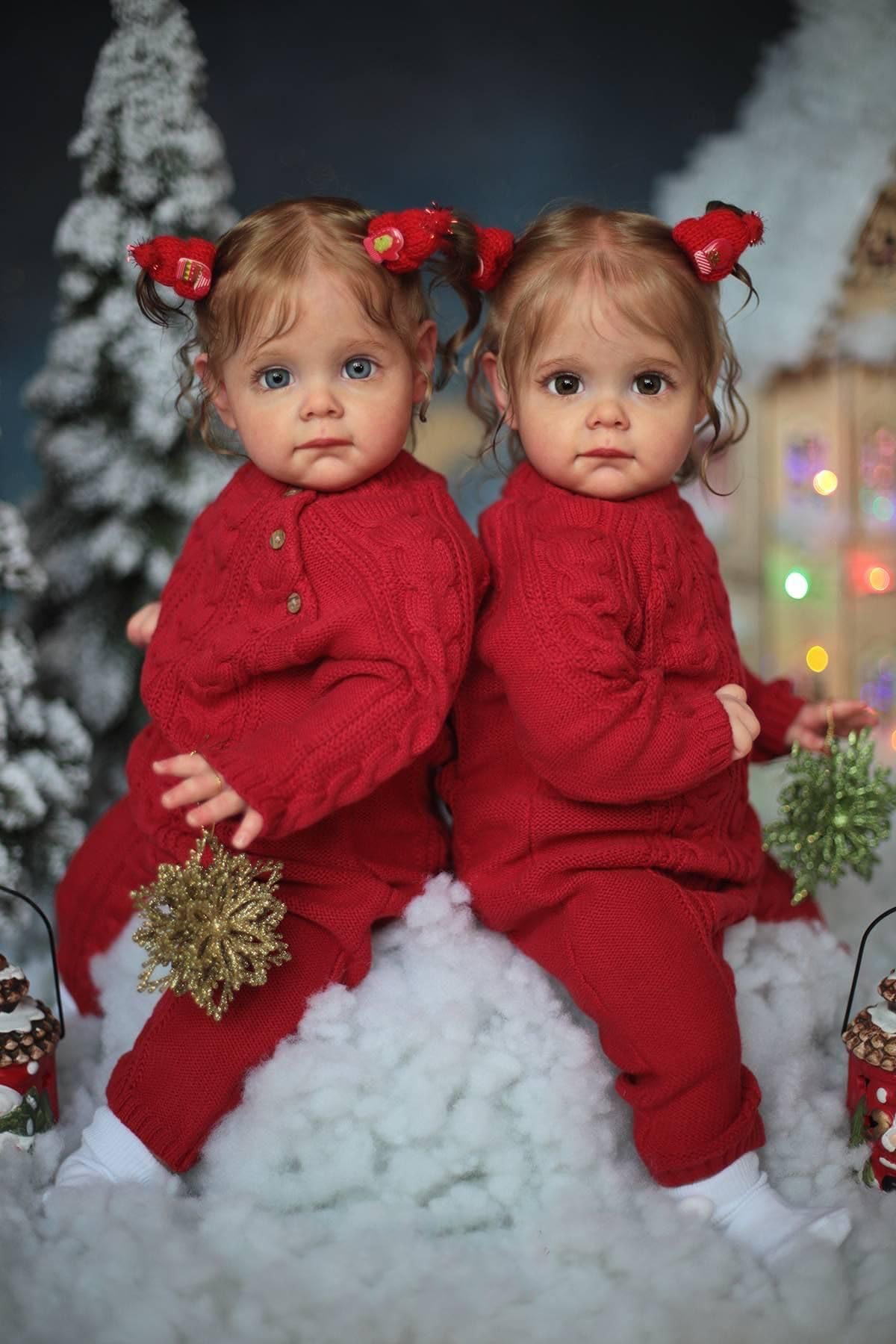 cosheng - 24 Inch Lifelike Reborn Baby Dolls Girl Christmas Doll Newborn Toddler Vinyl Silicone Reborn Doll Real Life Baby Dolls Bebe Girl Xmas Gift