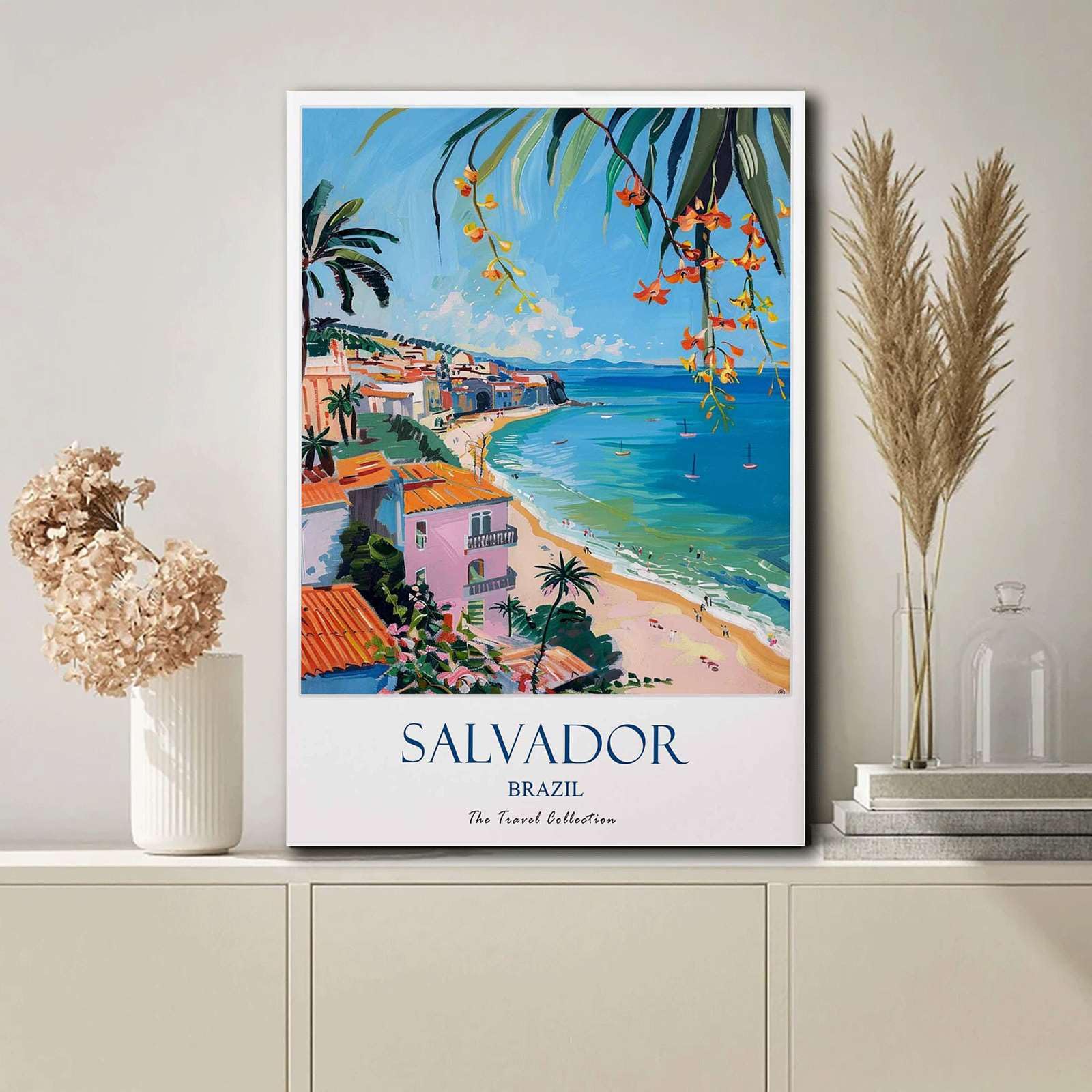 Amazon.com: HSCFWYLN Printed Canvas Painting Wall Art Salvador