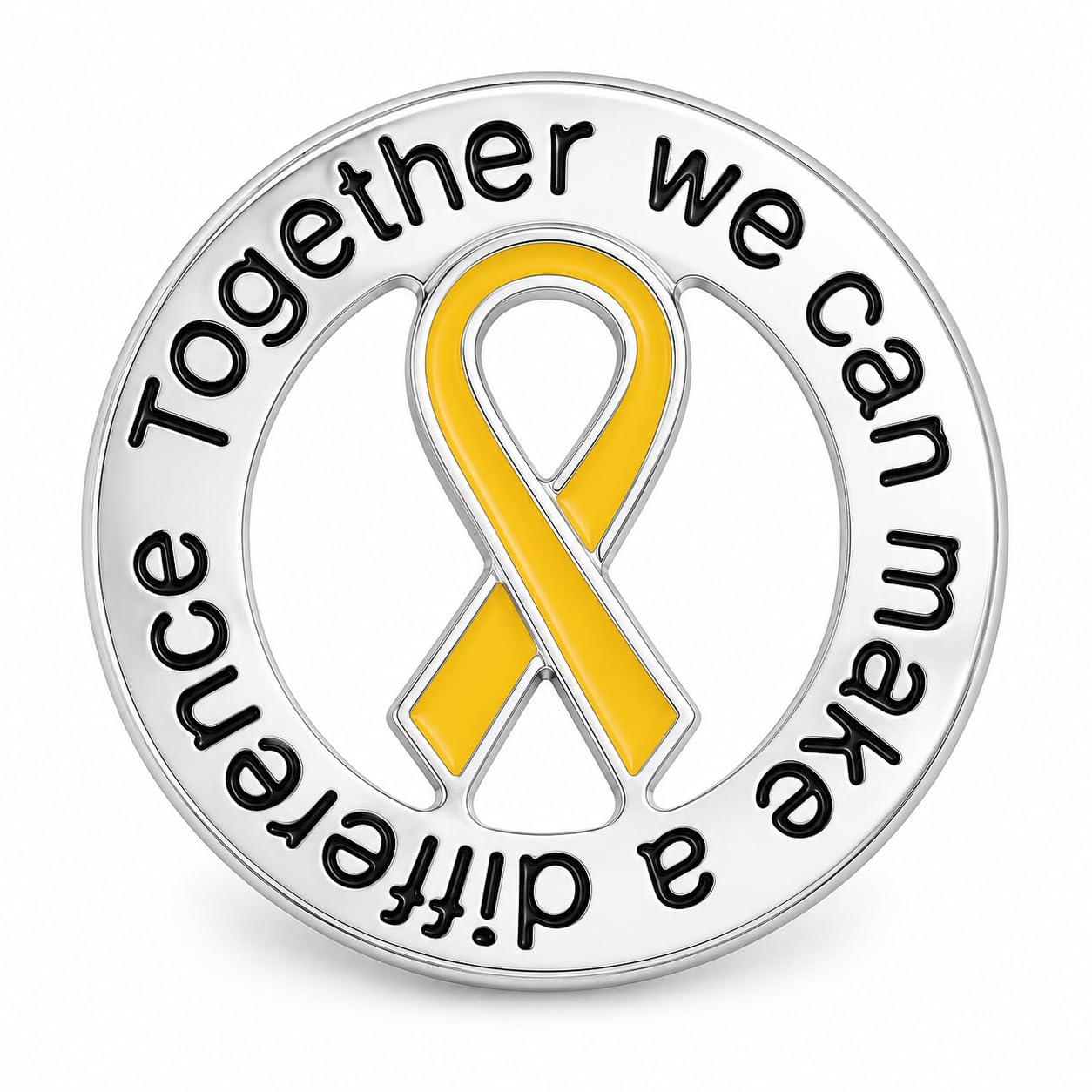 Childhood Cancer Awareness Wholesale Pack/Bulk Pins - Gold Ribbon/Butterfly Pins for Childhood Cancer Awareness - Perfect for Support Groups, Events, Gift-Giving and Fundraising