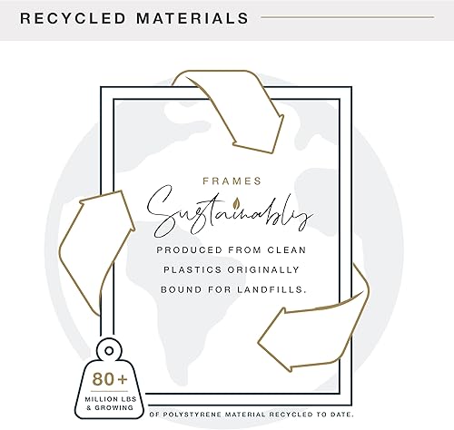 Vista 155 de MCS Gallery Foundation - Marco de póster, marco de fotos para arte de pared, negro, 16 x 20 pulgadas, individual