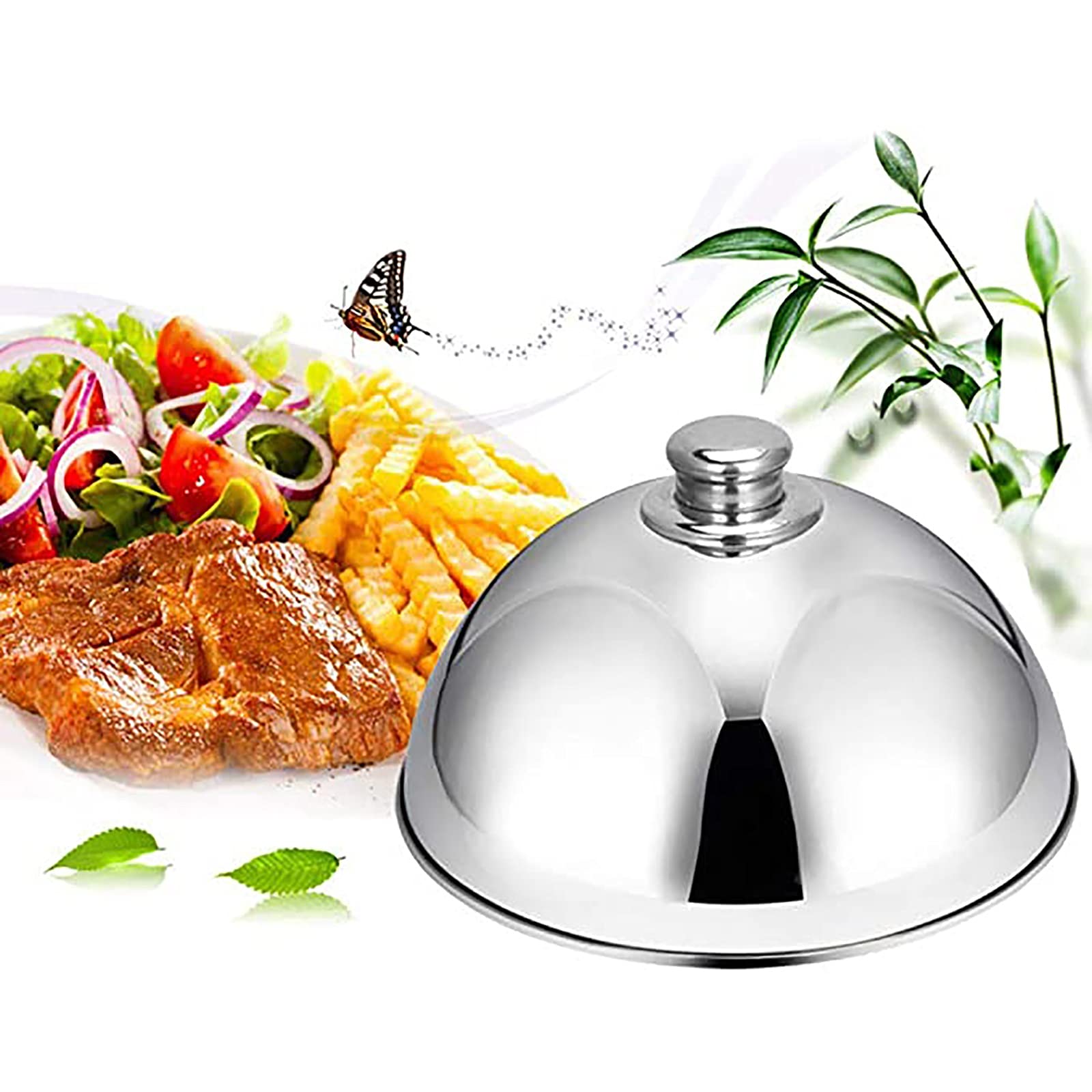 Cúpula para alimentos – Cúpula de fusión de acero inoxidable y campana de hamburguesa para uso en cocina y restaurante