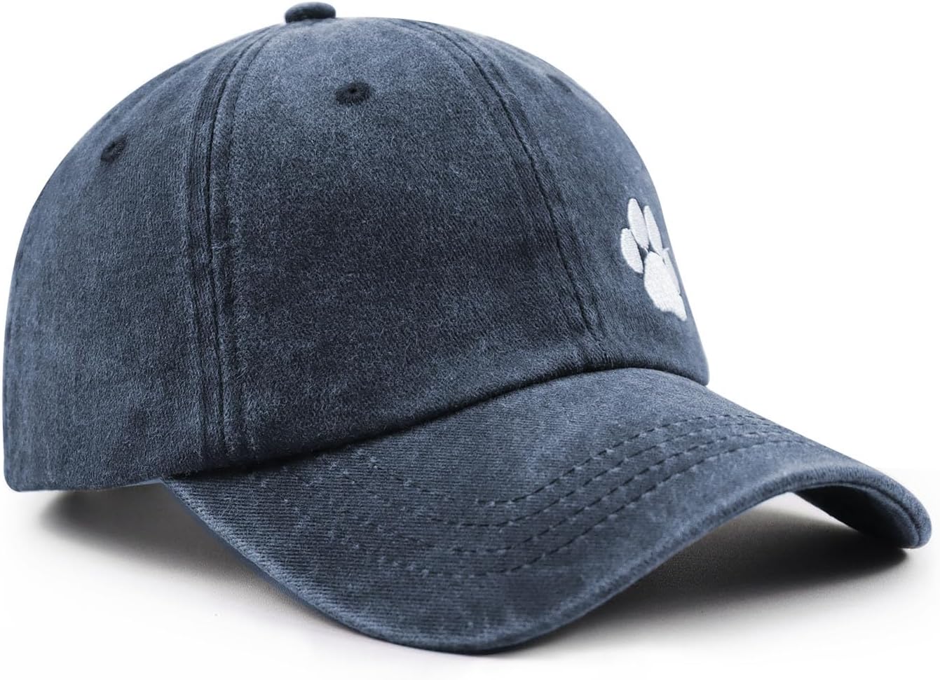 Dog Paw Hat for Men Women, Funny Adjustable Cotton Embroidered Dog Lovers Baseball Cap - Image 3