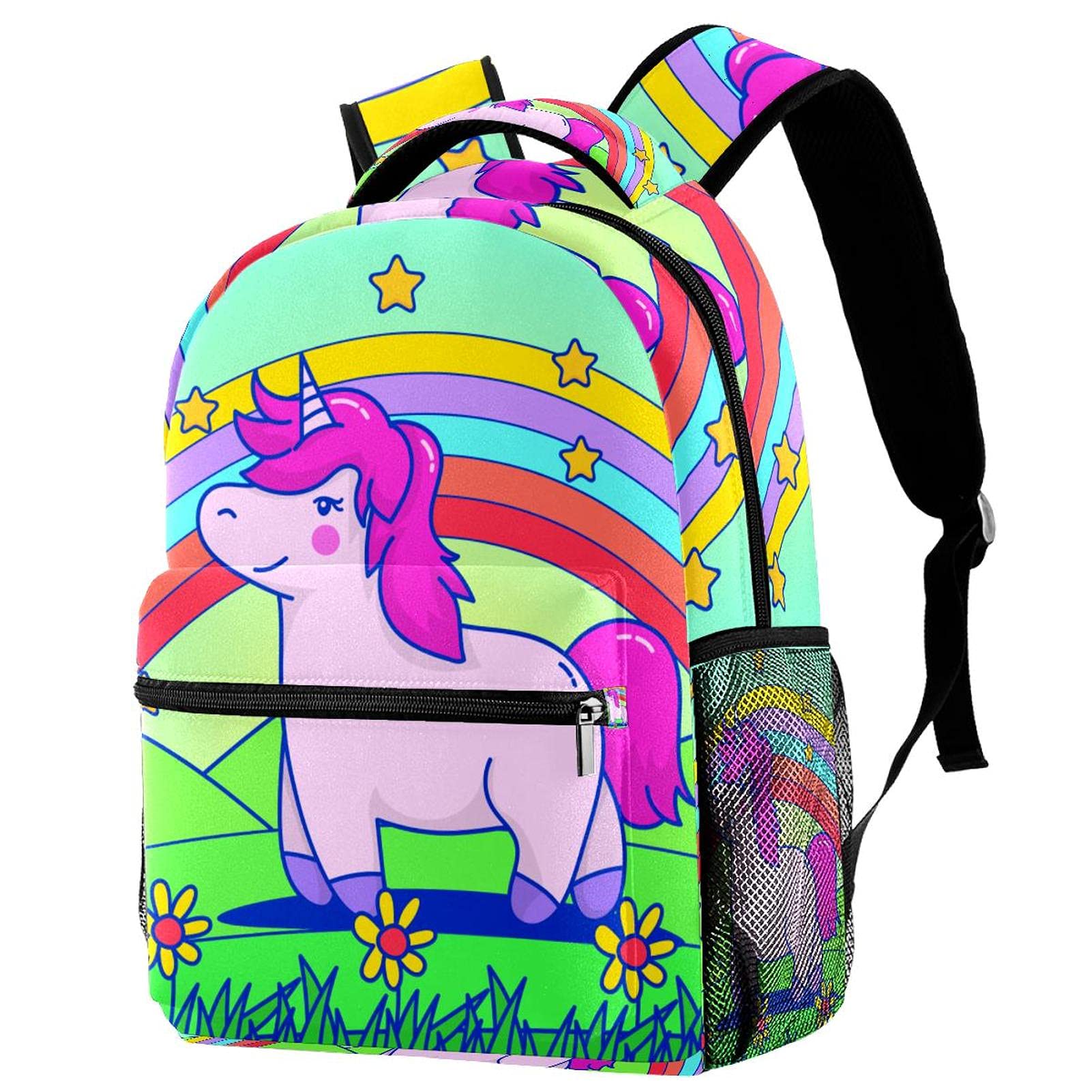 Sac à dos dinosaure et licorne multicolore pour écoliers durables