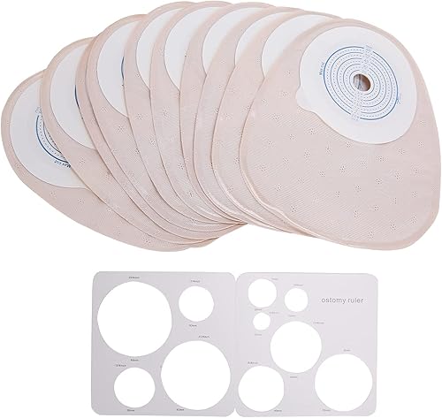 Miniatura 6 de 10 bolsas de colostomía de una pieza, bolsas drenables, bolsas de ostomía, suministros de ostomía cerrados para el cuidado del estoma de ileostomía,
