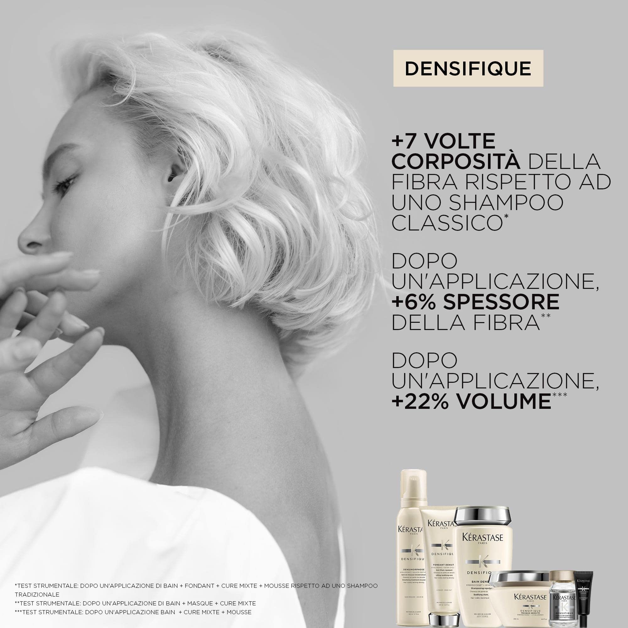 Kérastase, Densifique Femme, Maschera Rimpolpante & Ridensificante, Per Capelli Fini & Sottili, Densité, 200 ml