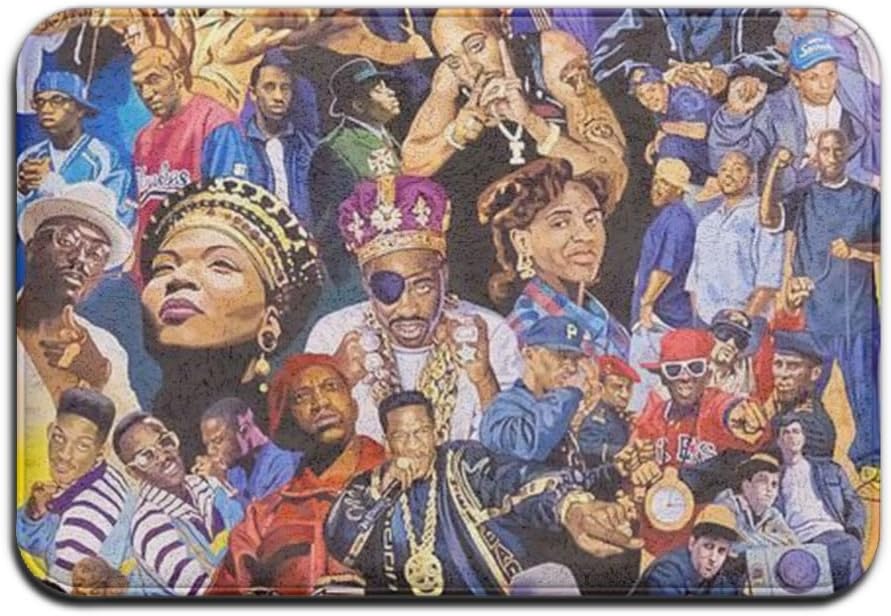 Hiphop Rap Person Warm Rectangular Doormat Sofa Door Mats