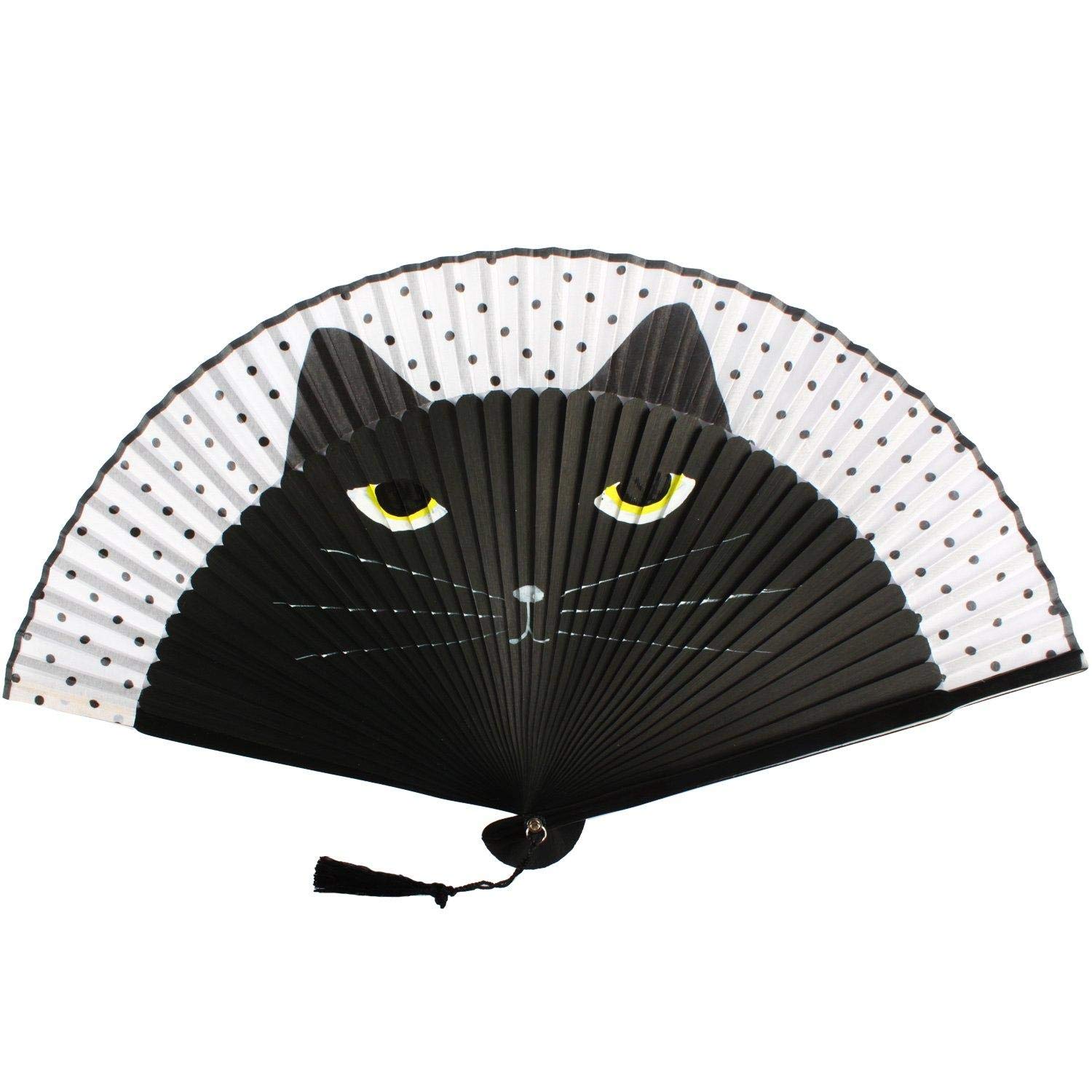 Buy YUYUE Silk Hand Held Folding Fans 14 inches (38cm) Women Hand Held