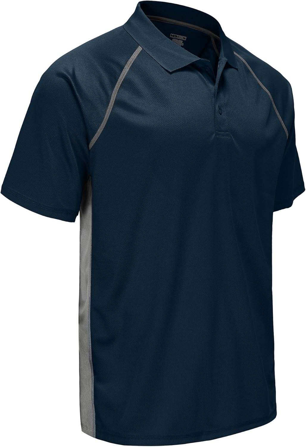 MOHEEN Men's Golf Shirts Short Sleeve Moisture Wicking Polo T-Shirts Athletic Quick Dry Fit Performance Collared UPF 50+ - Image 3